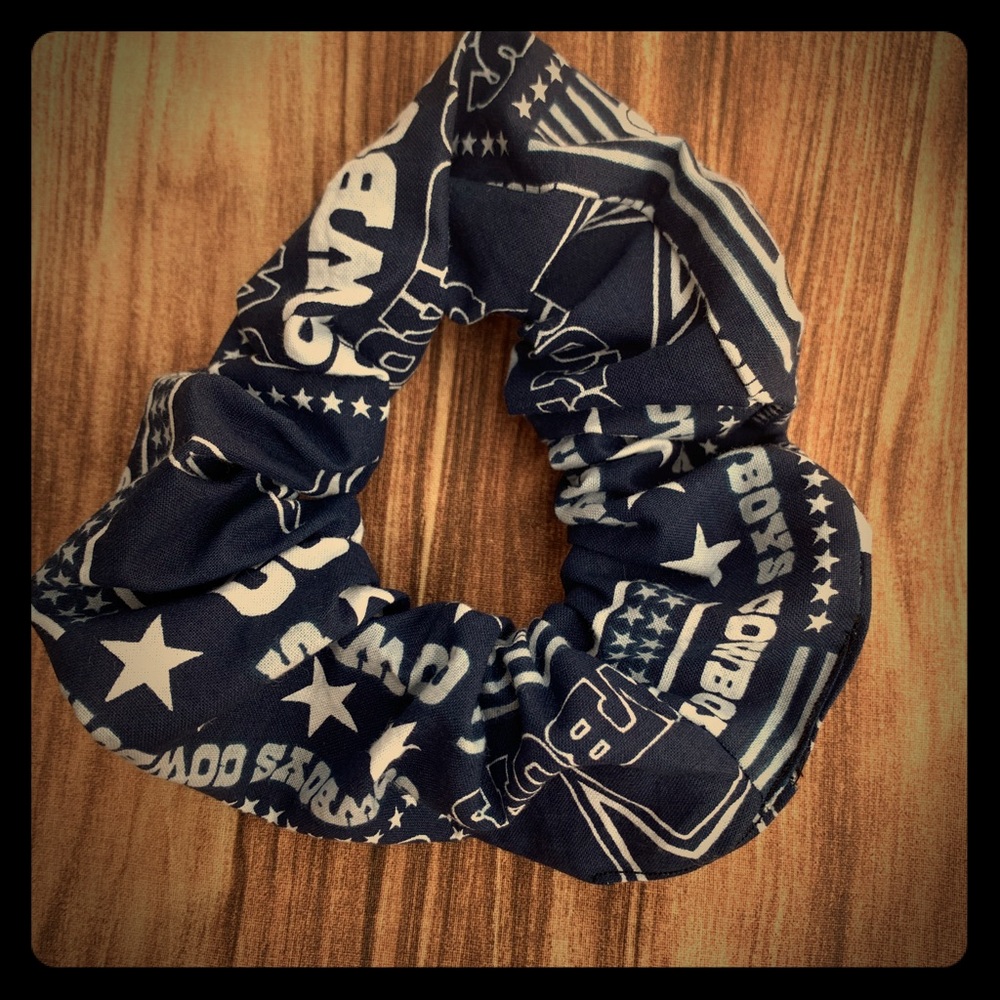 Dallas Cowboys scrunchie